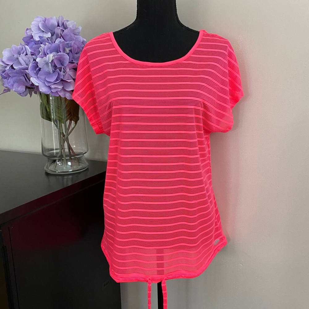 NWT Women’s Maurices Pink Strappy Back Active Top